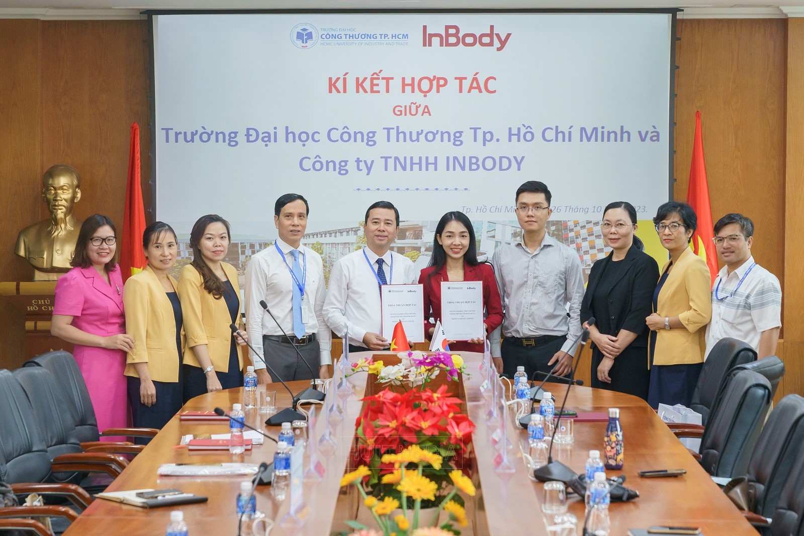 Lễ ký kết hợp tác giữa Trường Đại học Công Thương TPHCM với Công ty TNHH Inbody