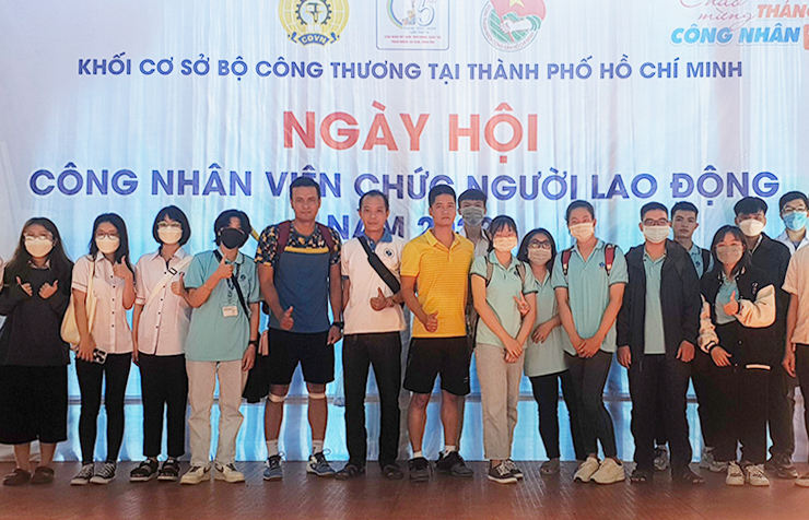 Công đoàn Trường Đại học Công nghiệp Thực phẩm TP. HCM  tham gia Ngày hội “Cán bộ, viên chức, người lao động Khối Công Thương năm 2022”