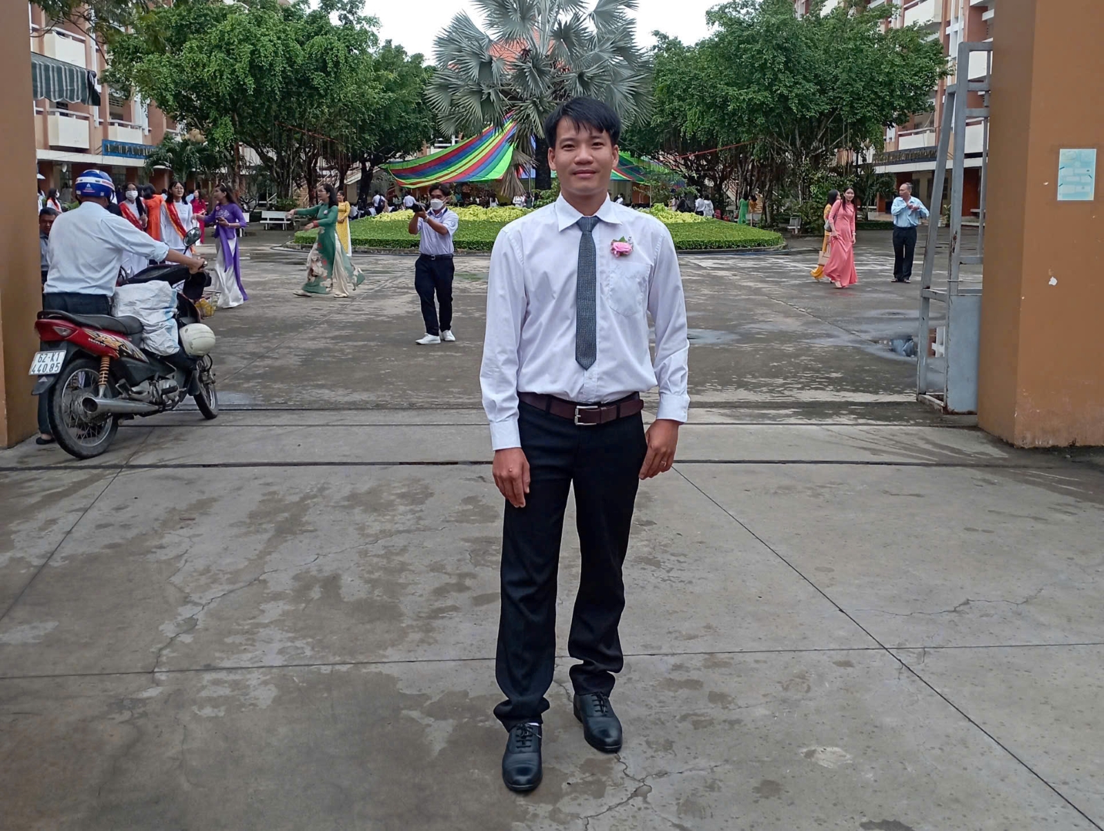 Cảm nhận của Phó Bí thư Đoàn Trường THPT chuyên Trần Văn Giàu về sự có mặt của các trường đại học đến để tư vấn tuyển sinh.