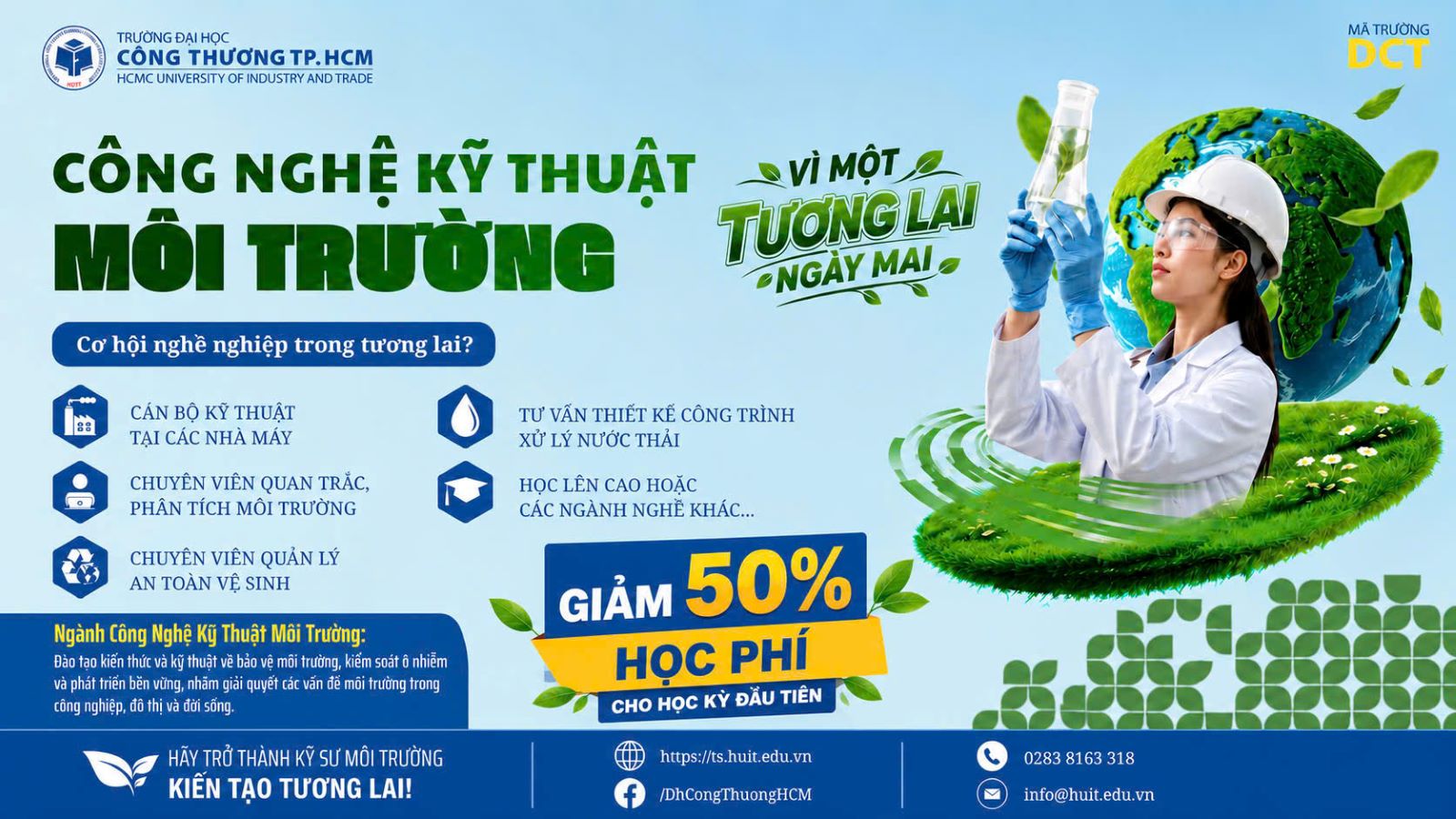 Ngành Công nghệ kỹ thuật môi trường