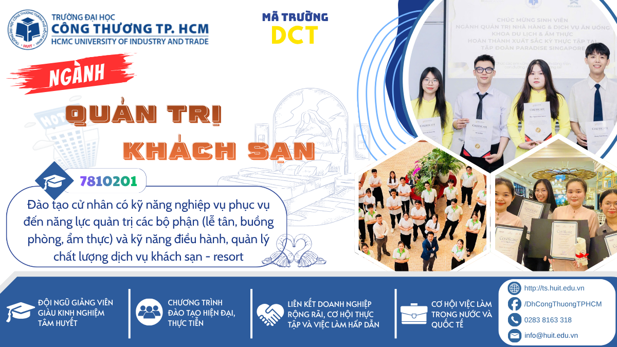 Ngành Quản trị khách sạn