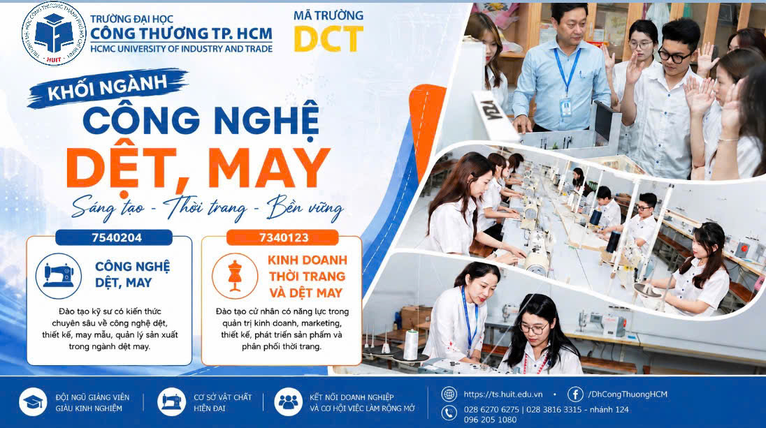Ng&agrave;nh C&ocirc;ng nghệ dệt, may