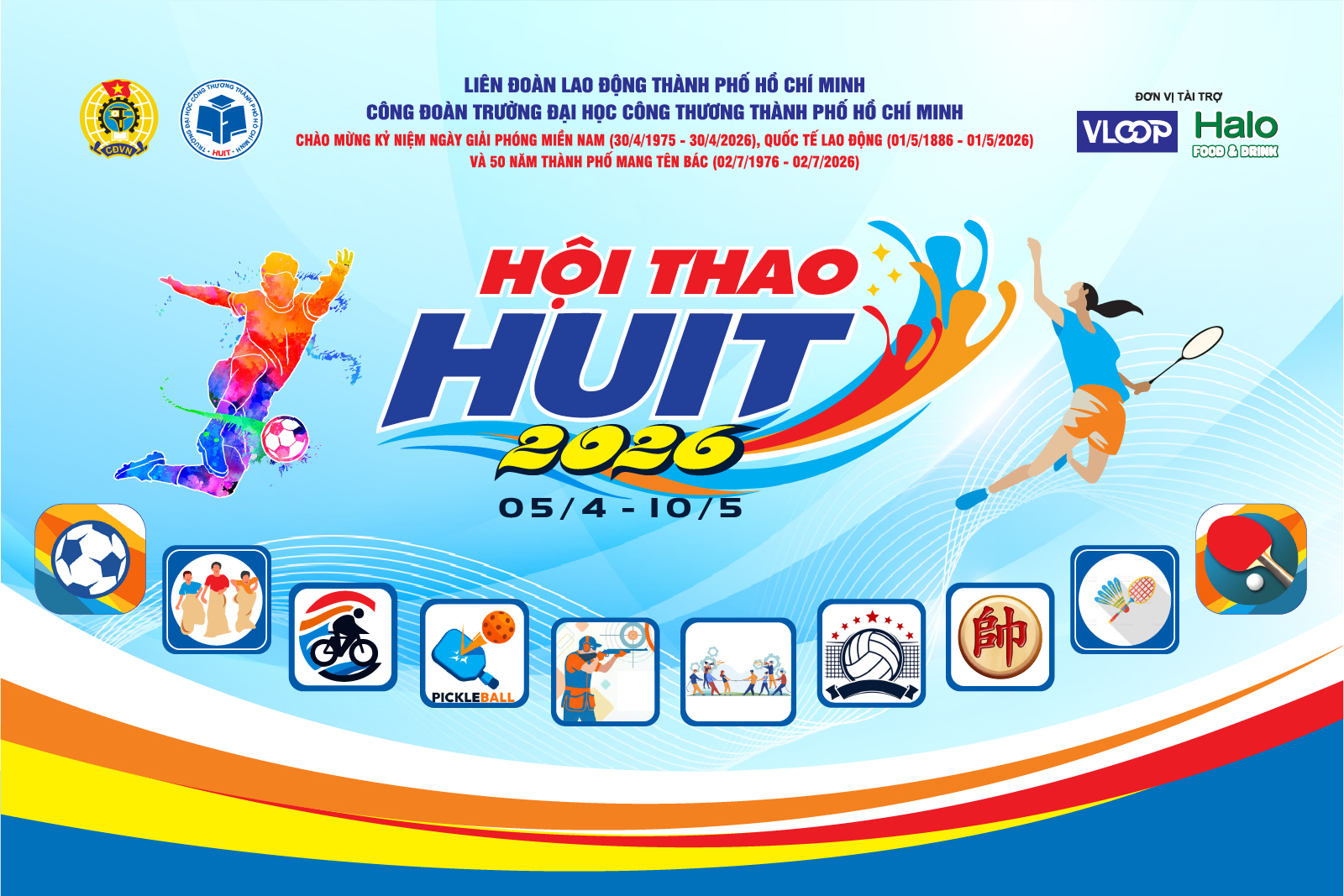 Opening Ceremony of the 2026 Trade Union Sports Festival of Ho Chi Minh City University of Industry and Trade