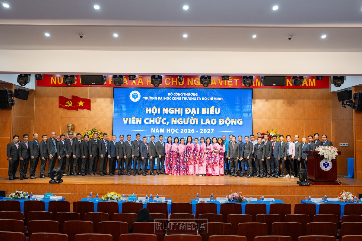 HUIT năm học 2026–2027 với chủ đề: Quản trị thông minh – Bứt phá công nghệ – Nâng tầm giá trị người học