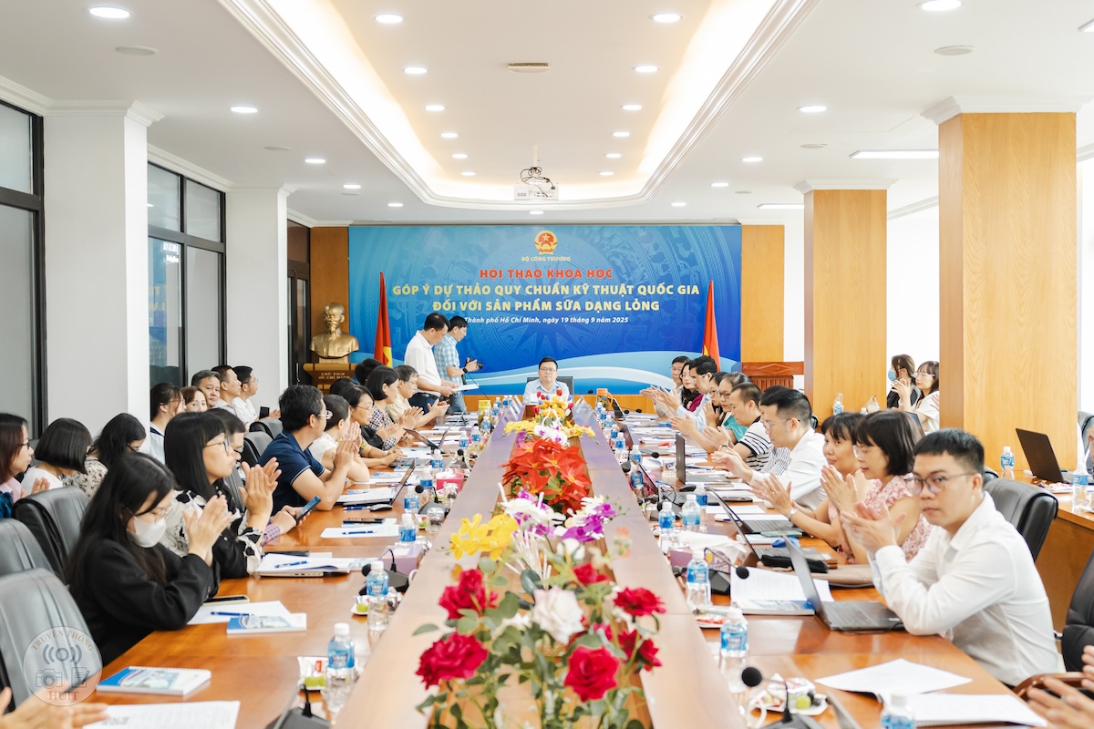 Hội thảo khoa học Góp ý dự thảo quy chuẩn kỹ thuật Quốc gia đối với sản phẩm sữa dạng lỏng