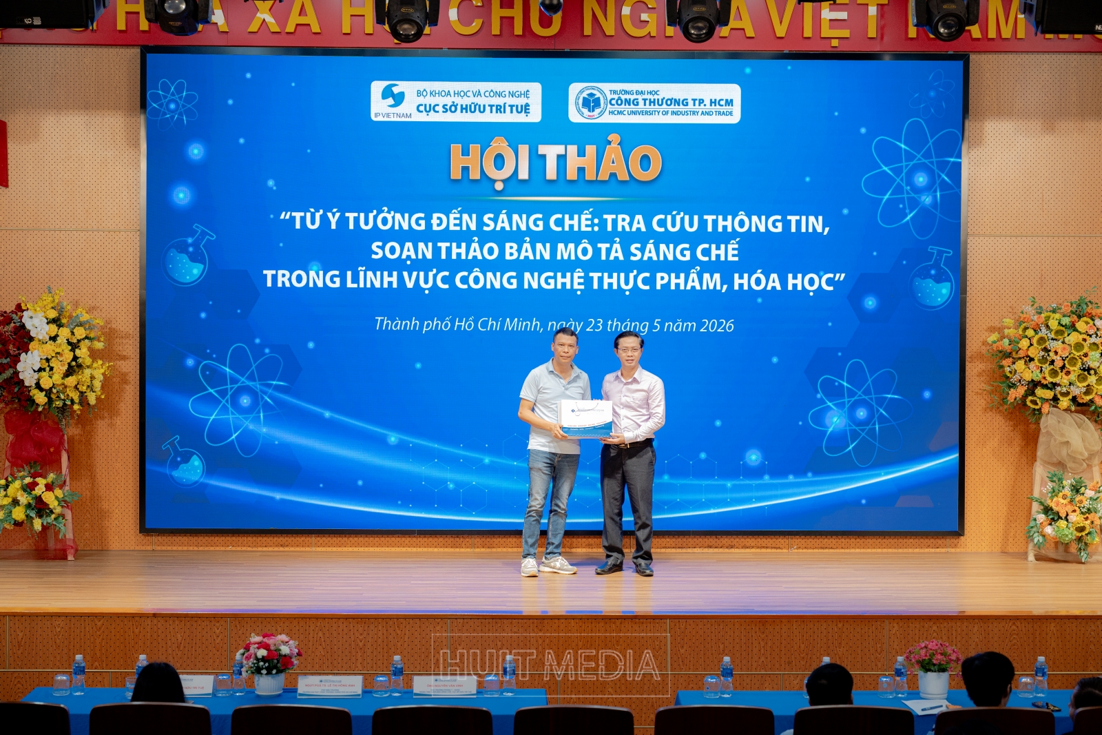 Trường Đại học Công Thương Thành phố Hồ Chí Minh phối hợp với Cục Sở hữu trí tuệ tổ chức Hội thảo “Từ ý tưởng đến sáng chế trong lĩnh vực công nghệ thực phẩm và hóa học”