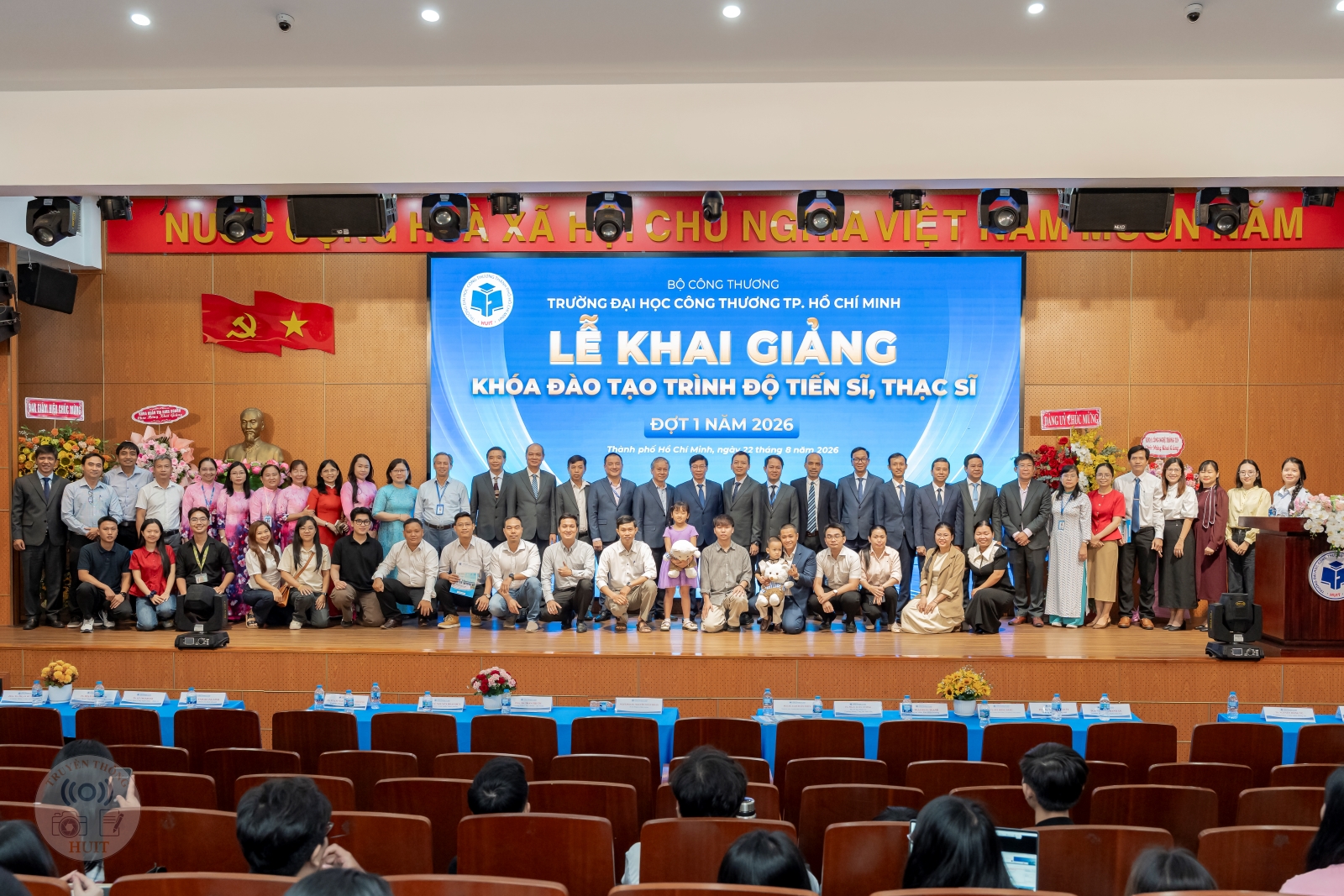 HUIT khai giảng khóa đào tạo Tiến sĩ, Thạc sĩ đợt 1 năm 2026: Khởi đầu hành trình nâng tầm tri thức và kiến tạo giá trị