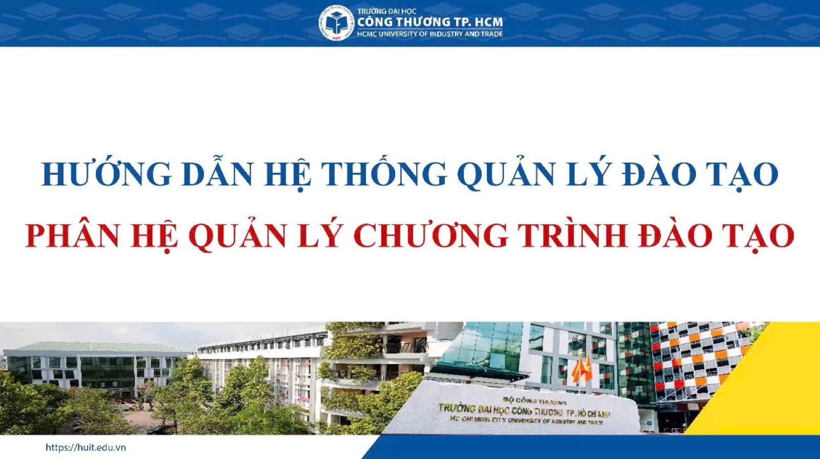 HUIT tổ chức tập huấn nhập dữ liệu chương trình đào tạo và đề cương học phần trên phần mềm đánh giá chuẩn đầu ra