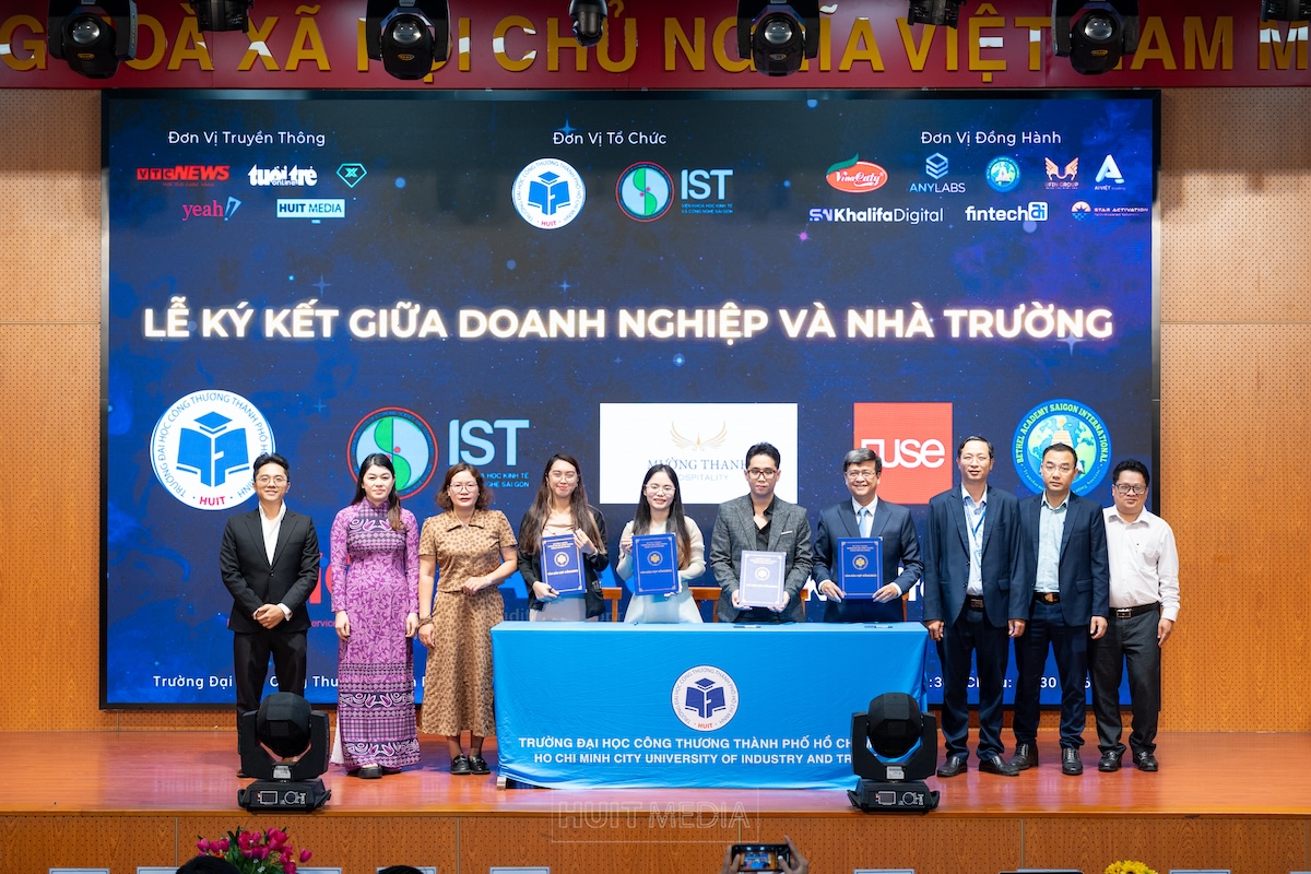 Lễ ký kết biên bản ghi nhớ (MOU) giữa Nhà trường và Doanh Nghiệp và Workshop liên ngành Kết nối trí thức – dẫn lối tương lai số.