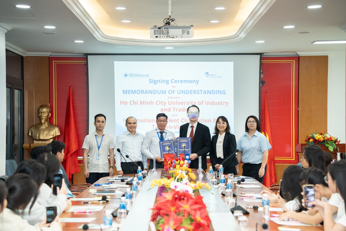 Lễ Ký kết hợp tác giữa Trường Đại học Công Thương TP. Hồ Chí Minh và Trường Đại học Khoa học và Công nghệ Minh Tân 