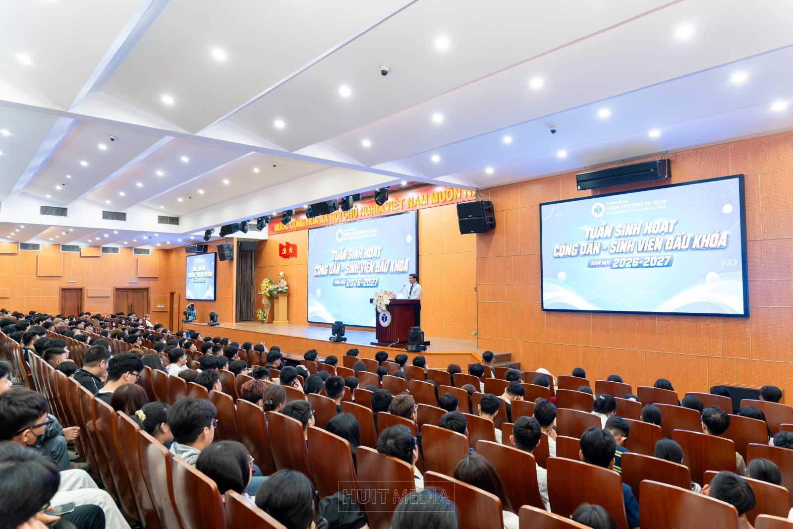 Tân sinh viên K26 Trường Đại học Công Thương TP. Hồ Chí Minh khởi động hành trình mới với Tuần Sinh hoạt Công dân – Sinh viên