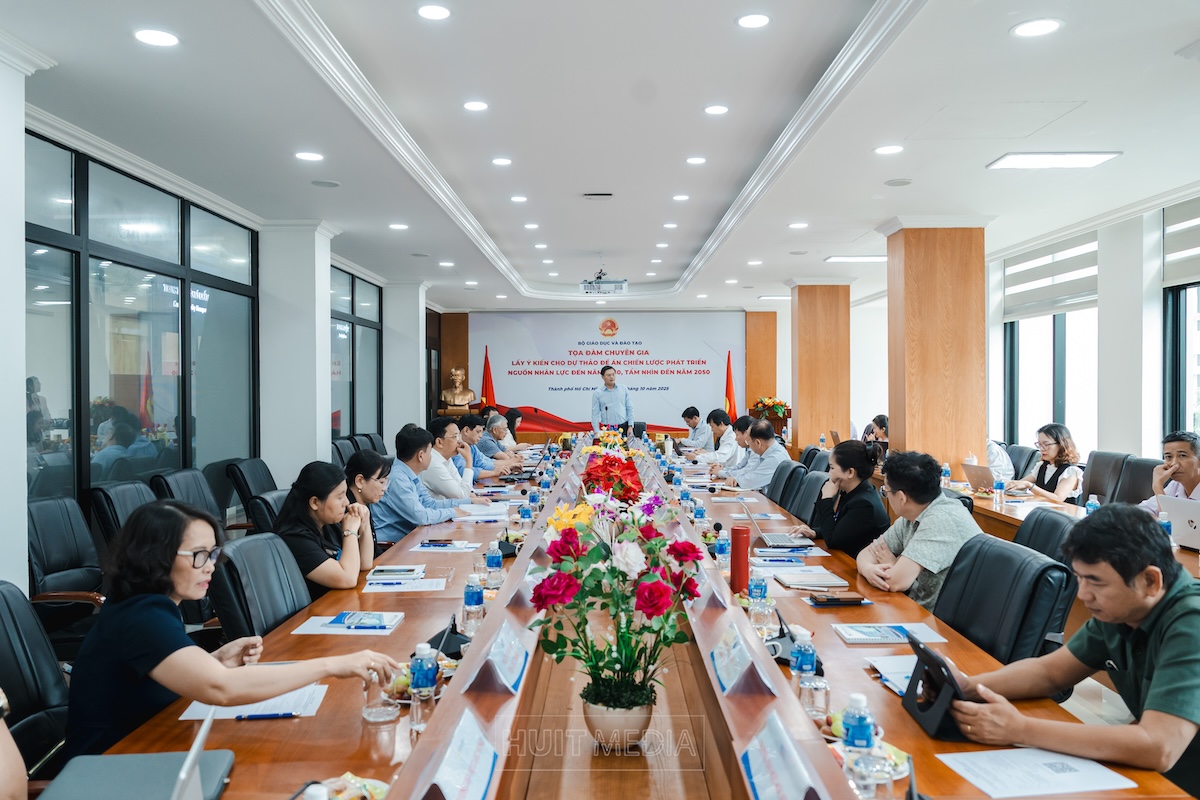 Toạ đàm chuyên gia lấy ý kiến cho dự thảo đề án chiến lược phát triển nguồn nhân lực đến năm 2030, tầm nhìn đến năm 2050