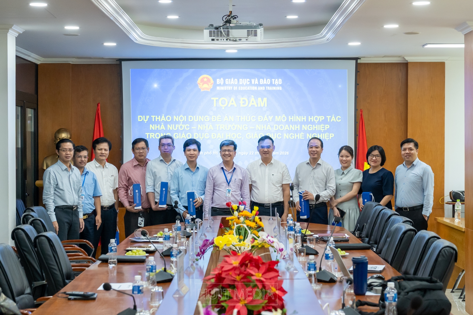 Tọa đàm trao đổi nội dung Đề án thúc đẩy mô hình hợp tác (Nhà nước - Nhà trường - Nhà doanh nghiệp) trong giáo dục đại học, giáo dục nghề nghiệp