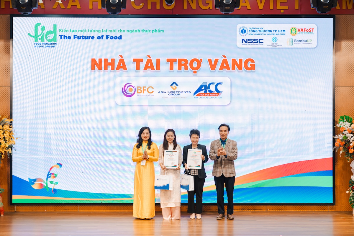Trân trọng cảm ơn các Nhà tài trợ đồng hành cùng Food Innovation & Development 2025