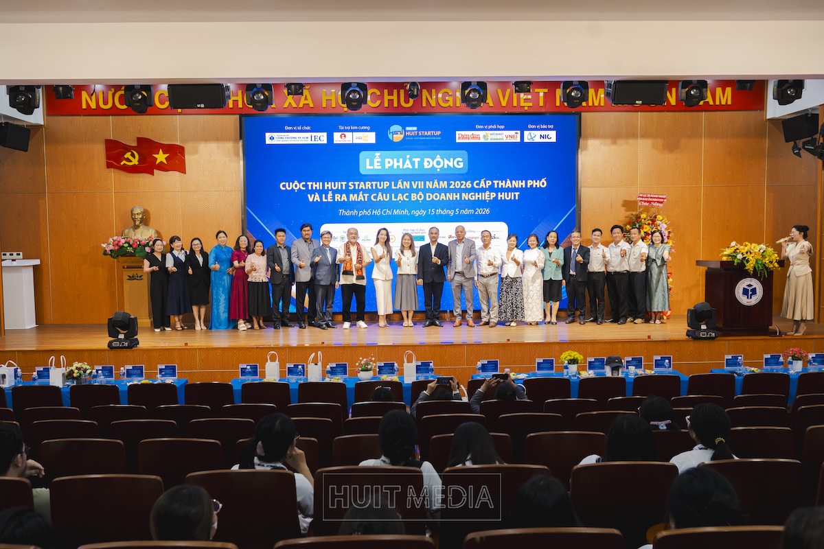 Trường Đại học Công Thương TP.HCM phát động Cuộc thi HUIT Startup lần VII cấp Thành phố năm 2026 và ra mắt Câu lạc bộ Doanh nghiệp HUIT
