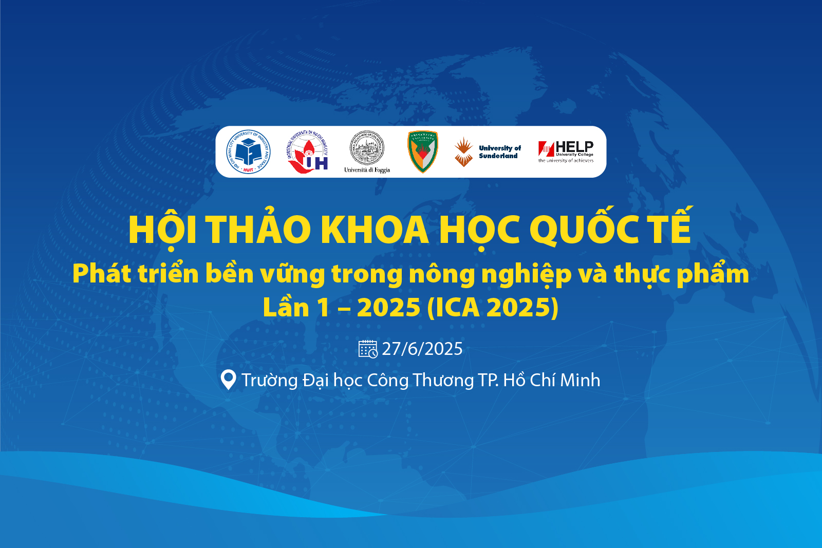 Tổ chức Hội thảo Khoa học quốc tế về Phát triển bền vững trong nông nghiệp và thực phẩm, Lần 1 – 2025