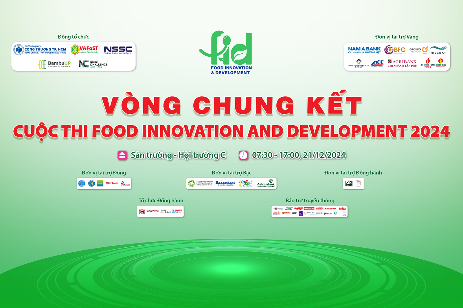 Tổ chức Vòng chung kết Cuộc thi Food Innovation and Development 2024