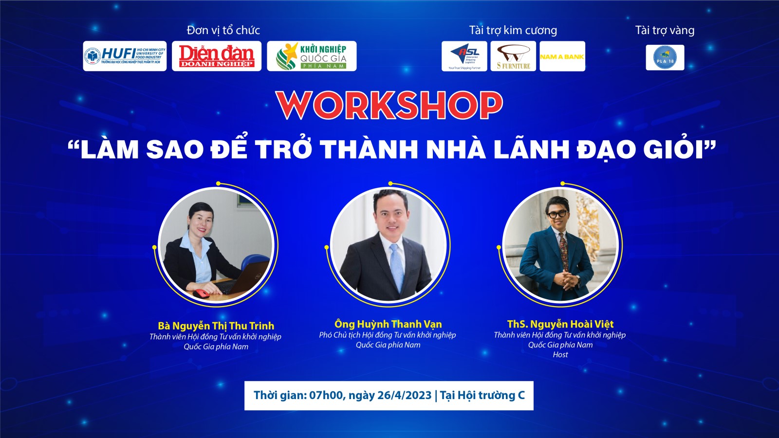 Workshop "Làm sao để trở thành nhà lãnh đạo giỏi"