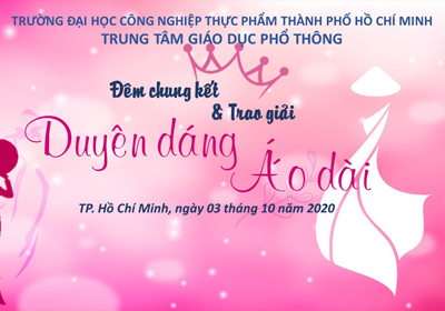 Chung kết Hội thi Duyên dáng áo dài Cụm 4 Giáo dục thường xuyên năm 2020