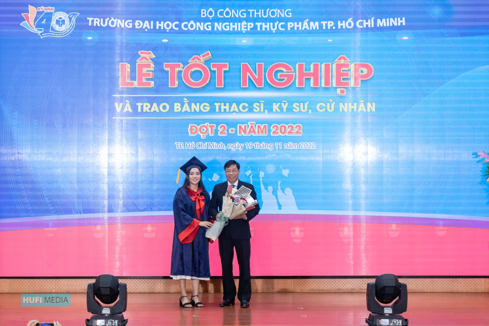 Trường ĐH Công nghiệp Thực phẩm TP.HCM tổ chức lễ Tốt nghiệp và Trao bằng thạc sĩ, kỹ sư, cử nhân đợt 2 năm 2022