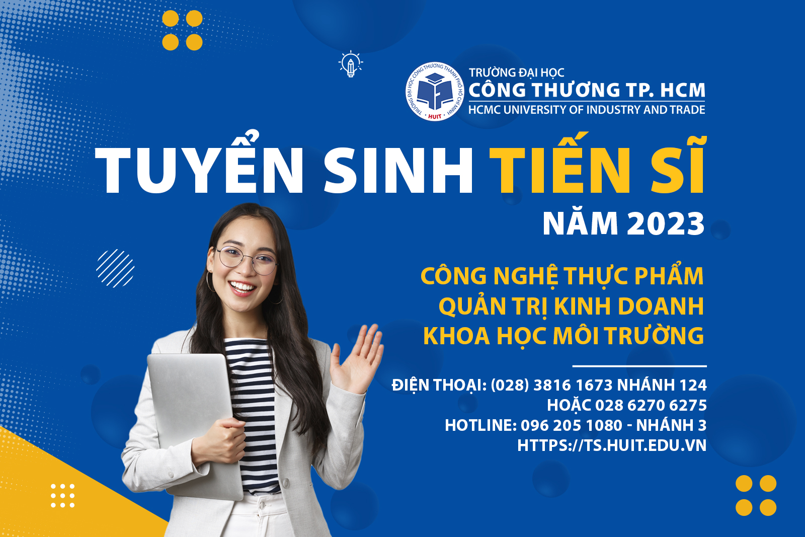 Thông báo tuyển sinh Tiến sĩ năm 2023