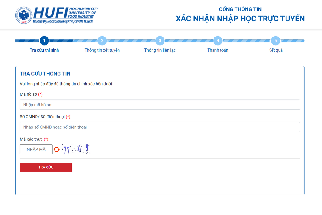 Nhập học trực tuyến
